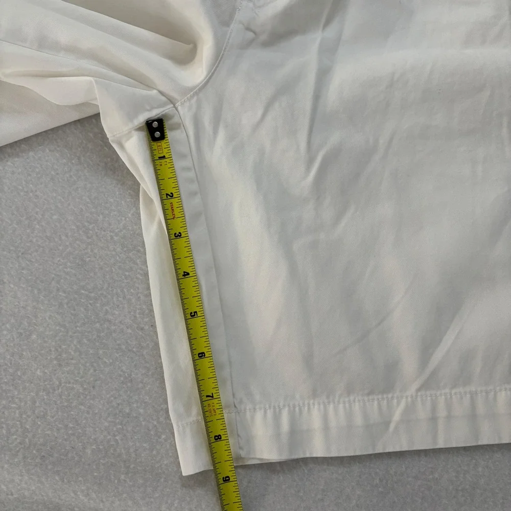 Polo Ralph Lauren Tyler Short Mens 42 White Pleated Cotton Chino Shorts